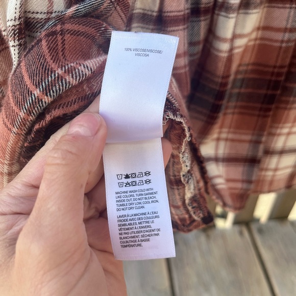 Plaid peplum shirt - Picture 5 of 8